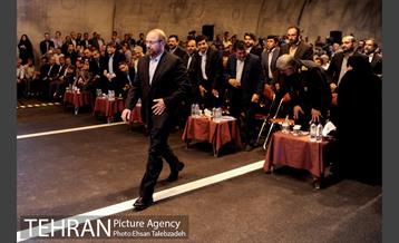 آیین بهره برداری از پروژه های امتداد بزرگراه شهید حکیم و تونل شهدای غزه 12