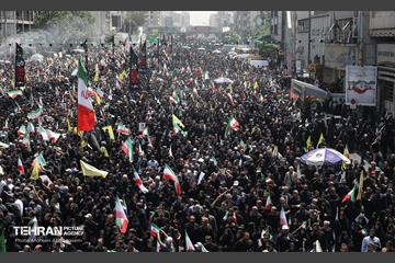 تشییع شهدای اقتدار ملی در تهران - 3  43
