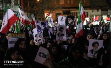 عزاداری هفتمین روز شهادت رهبر انقلاب در میدان بریانک 15
