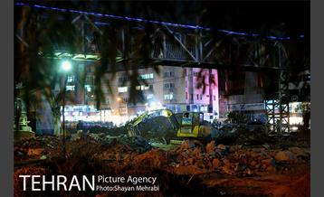 هم‌اکنون؛ جمع‌آوری کارگاه عمرانی میدان هفت تیر 28