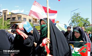 راهپیمایی وز قدس در پایتخت 13