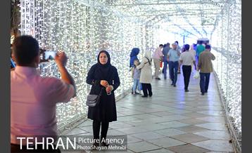 تونل نوری بوستان دانشجو به مناسبت دهه کرامت 2