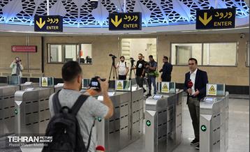 بازدید نمایندگان رسانه‌های خارجی از مترو مریم مقدس(س)  30