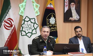 نشست خبری فرمانده یگان حفاظت شهرداری تهران 13