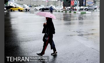 بارش باران پاییزی در تهران 3