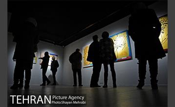 افتتاح ششمین نمایشگاه خط‌نگاره‌های ابراهیم حقیقی 28