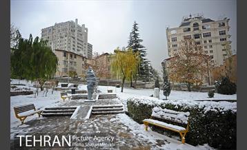 برف پاییزی در تهران 16