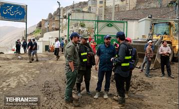 گل روبی و عملیات جست و جوی مفقودین سیل منطقه کن