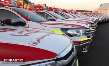 رونمایی از تجهیزات جدید سازمان آتش نشانی تهران  14