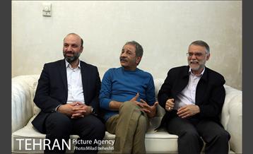 بازدید خبرنگاران از پشت صحنه سریال در جستجوی آرامش‎ 1