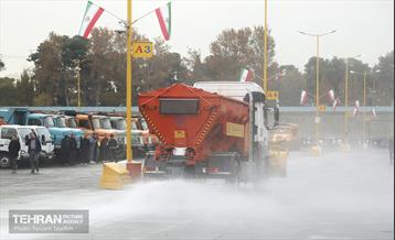 مانور برف روبی شهرداری منطقه 5