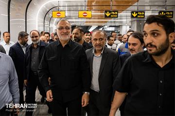 افتتاح ایستگاه مترو ورزشگاه تختی
