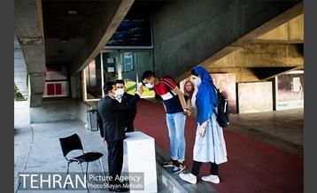 رعایت پروتکل های بهداشتی در پردیس سینمایی ملت 11