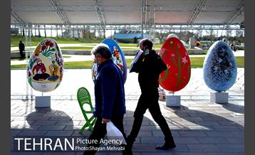 جشنواره تخم مرغ رنگی در میدان آزادی 28