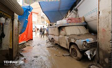 سیل در منطقه کَن