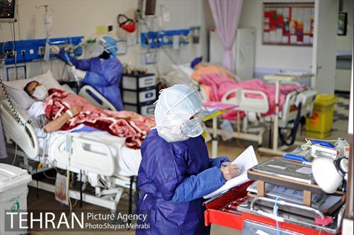 بخش بیماران کرونایی بیمارستان بوعلی 8