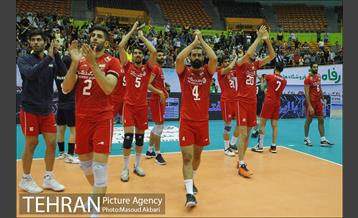 دیدار تیم های ملی والیبال ایران و قطر 3
