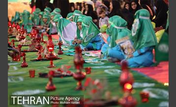 بزرگترین سفره حضرت رقیه(س) در میدان امام حسین(ع) 3