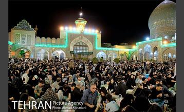 مراسم احیای شب بیست وسوم ماه رمضان درحرم حضرت عبدالظیم حسنی(ع) 25