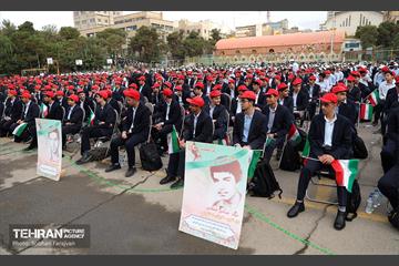 آئین بازگشایی مدرسه البرز 55