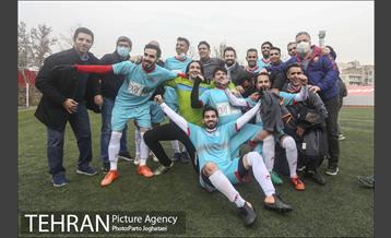 دیدار تیم های فوتبال رسانه ورزش و راهور ناجا 1