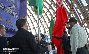 آیین اهتزاز پرچم گنبد ائمه اطهار "گنبد عاشقی" 21