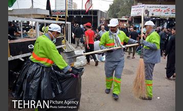 خدمت رسانی شهرداری تهران در شهر کربلا 14