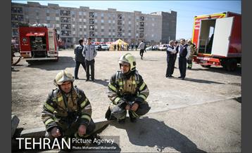 مانور عملیاتی آتشنشانان جنوب تهران 13