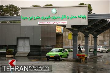 بارش باران پاییزی در تهران 11