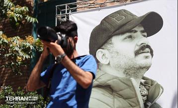 مراسم تشییع و خاکسپاری حمیدرضا درجاتی 52