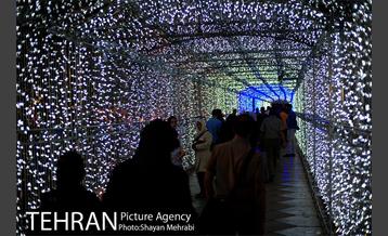 تونل نوری بوستان دانشجو به مناسبت دهه کرامت 1