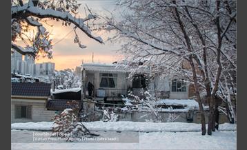 محله ده ونک در روزهای برفی تهران 13