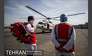 نخستین مانور امداد هوایی تهران در زمان بحران 1