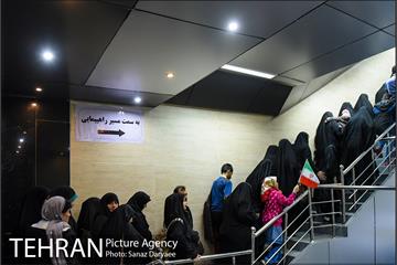 خدمات رسانی مترو تهران در روز ۲۲ بهمن 24