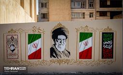 نصب تبلیغات شهری مراسم تشییع رهبر شهید انقلاب 3