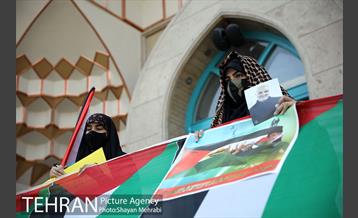 تجمع دانشجویی و مردمی در حمایت از مردم فلسطین 5