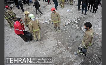 هشتمین روز آواربرداری ساختمان پلاسکو-1 16