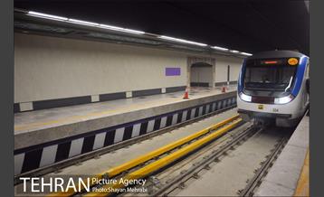 تست گرم خط هفت مترو با حضور شهردار تهران 1