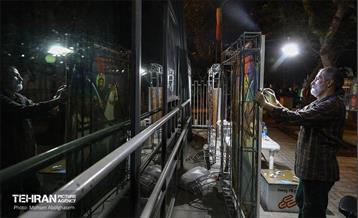 عزاداری شب هفتم محرم در خیمه هنر 9