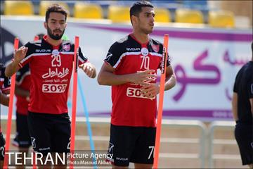 تمرین تیم فوتبال پرسپولیس تهران 1