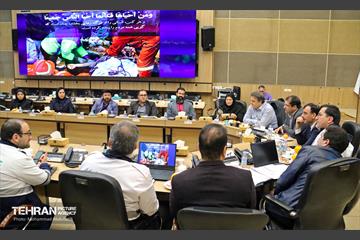 حضور مدیرکل سرمایه انسانی شهرداری تهران در ستاد مدیریت بحران شهرداری تهران 11