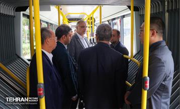 آیین رونمایی و تحویل 110 دستگاه اتوبوس جدید برقی پایتخت در کشور چین 24