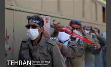 رژه نمادین اتوبوس های شرکت واحد به مناسبت آغاز هفته دفاع مقدس 7