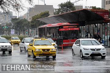 بارش باران بهاری در تهران 6