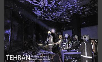 آتش سوزی در پاساژ پایتخت 9