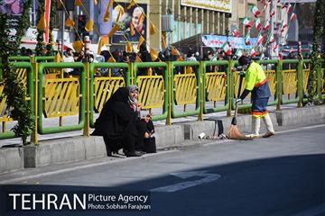 خدمات رسانی شهرداری تهران در راهپیمایی 22 بهمن 11