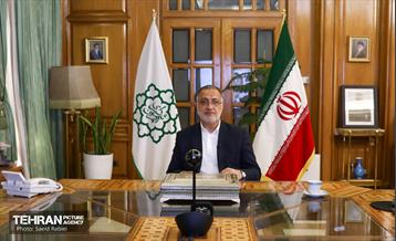 سخنرانی شهردار تهران در اجلاس بین المللی پلی برای شهرها 2