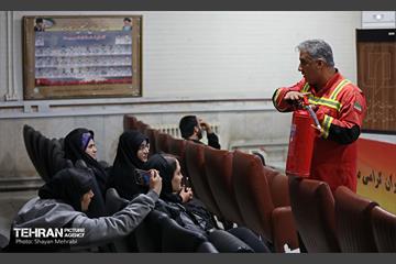 دوره آموزشی آتش‌نشانی ویژه خبرنگاران 33