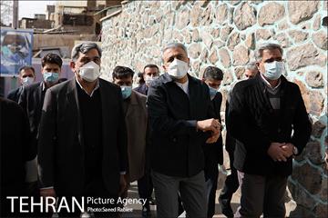 بازدید شهردار تهران از پروژه های مدیریت شهری منطقه 16