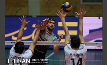 دیدار تیم های والیبال بانک سرمایه و هاوش گنبد